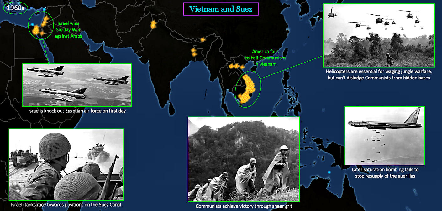 Vietnam and Suez crisis, 1960s
